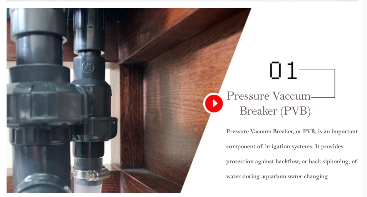Zen Pro S Series Elmwood Aquarium Cabinet Pressure Vacuum Breaker